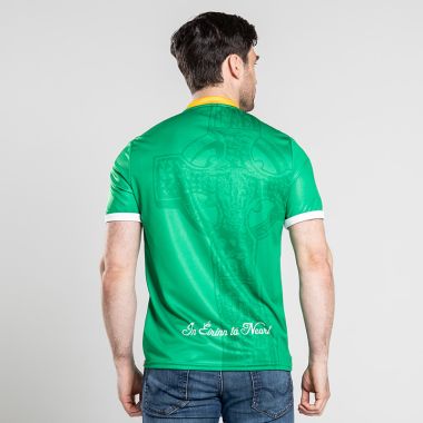 Celtic Cross Hooped Jersey Green / Amber