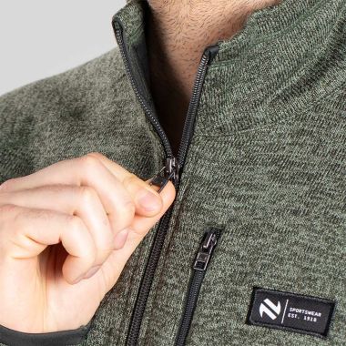 O'Neills Men's Santiago Full Zip Fleece Top Green