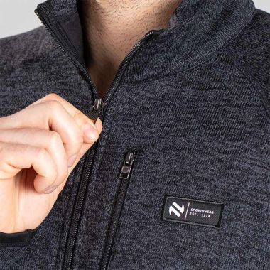 O'Neills Men's Santiago Full Zip Fleece Top Black