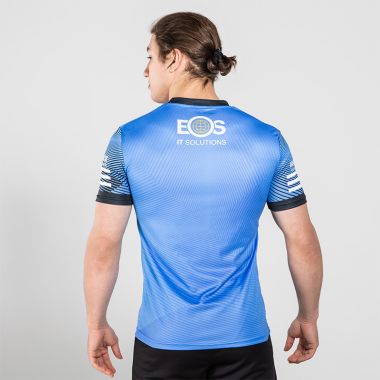Down GAA Hurling Player Fit Short Sleeve Training Top 2023 Sky / Black
