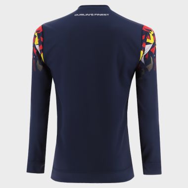 O&#039;Neills Shelbourne F.C Ascent Squad Crew Neck Top Marine / White / Red / Yellow