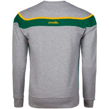 Men&#039;s Auckland Fleece Crew Neck Sweatshirt Grey / Bottle / Amber