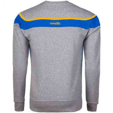 Men&#039;s Auckland Fleece Crew Neck Sweatshirt Grey / Royal / Amber