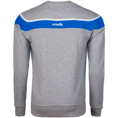 Men&#039;s Auckland Fleece Crew Neck Sweatshirt Grey / Royal / White