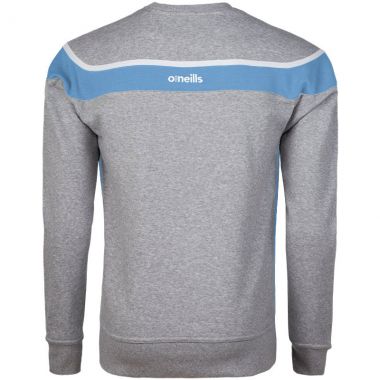 Men&#039;s Auckland Fleece Crew Neck Sweatshirt Grey / Sky / White
