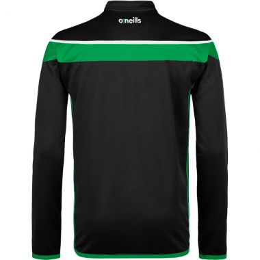 Men&#039;s Auckland Half Zip Top Black / Green / White