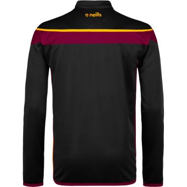 Kids&#039; Auckland Half Zip Top Black / Maroon / Amber