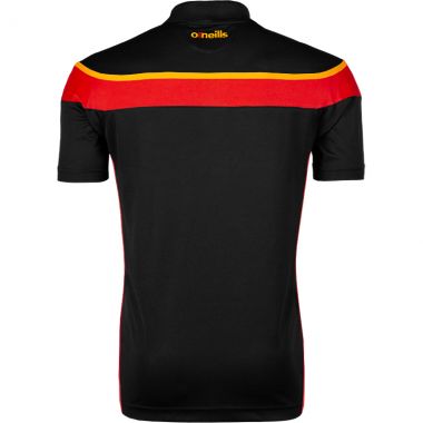 Men&#039;s Auckland Polo Shirt Black / Red / Amber