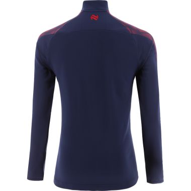 Men&#039;s Belcourt Hybrid Half Zip Top Marine / Red / White
