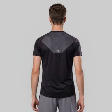 O'Neills Men's Tempus Training T-Shirt Black / Dark Grey / Grey
