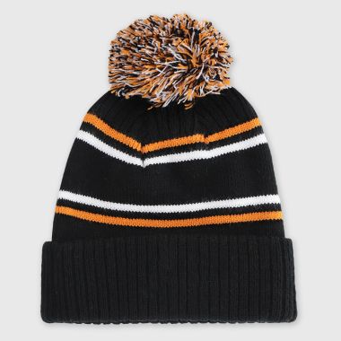 O&#039;Neills Kids&#039; Bluestack Bobble Hat Black / Orange / White