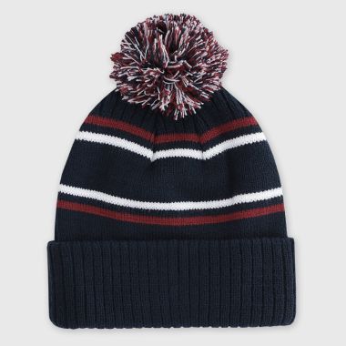O&#039;Neills Bluestack Bobble Hat Marine / Maroon / White