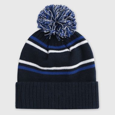 O&#039;Neills Kids&#039; Bluestack Bobble Hat Marine / Royal / White