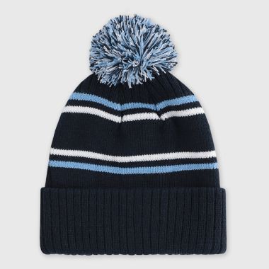 O&#039;Neills Kids&#039; Bluestack Bobble Hat Marine / Sky / White
