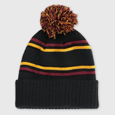 O&#039;Neills Bluestack Bobble Hat Black / Maroon / Amber