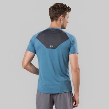 O'Neills Men's Tempus Training T-Shirt Blue / Dark Grey / Grey