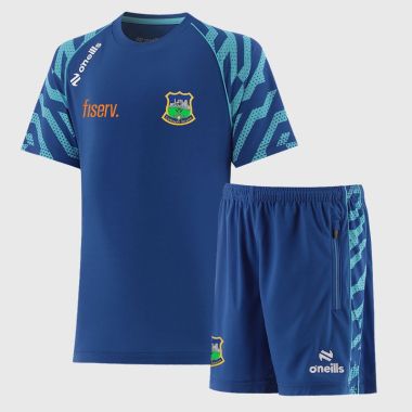 O'Neills Tipperary GAA Kids' Electro T-Shirt & Shorts Set Royal 