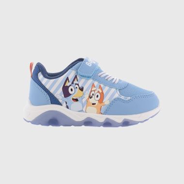 Bluey Kids' Light Up Trainers Light Blue