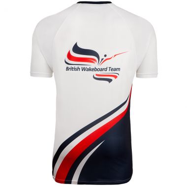 British Wakeboard Team Slim Fitting Kids&#039; Printed T-Shirt