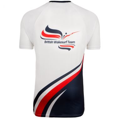 British Wakesurf Team Slim Fitting Printed T-Shirt
