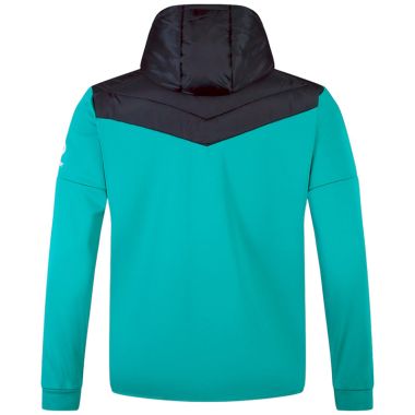 Canterbury Men&#039;s Ireland Rugby IRFU 2024/25 Hybrid Padded Jacket Black / Cadmium Green