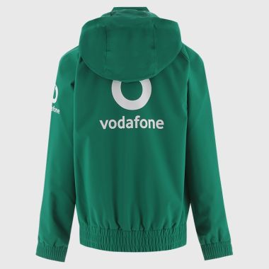 Canterbury Kids' Ireland Rugby IRFU 2025/26 Anthem Jacket Cadmium Green