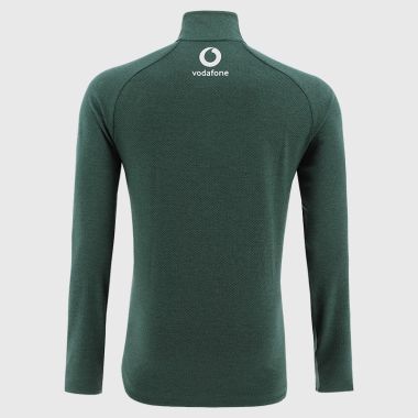 Canterbury Men's Ireland Rugby IRFU 2025/26 1/4 Zip Elite First Layer Mallard Green / Darkest Spruce Marl