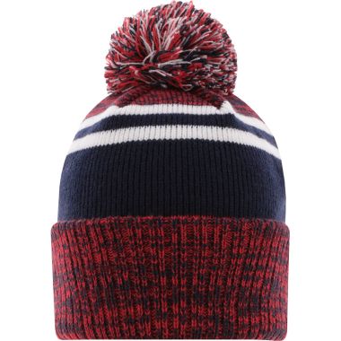 Canyon Bobble Hat Marine / Red / White