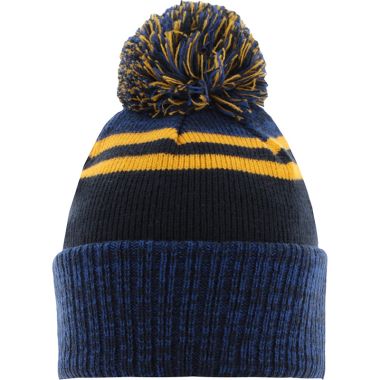 Canyon Bobble Hat Marine / Royal / Amber