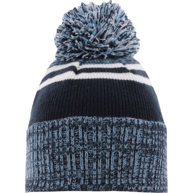 Canyon Bobble Hat Marine / Sky / White