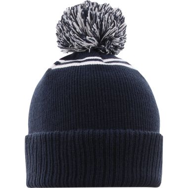 Canyon Bobble Hat Marine / White