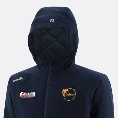 O'Neills Carlow GAA Men's Catalyst Hooded Padded Jacket Marine