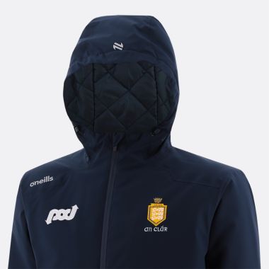 O'Neills Clare GAA Men's Catalyst Hooded Padded Jacket Marine