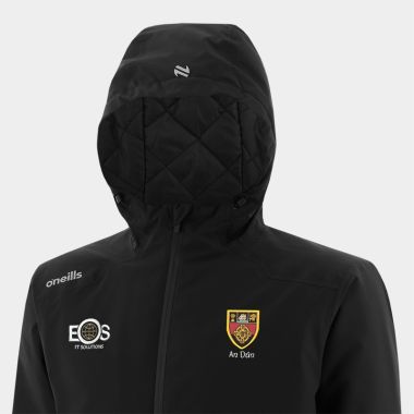 O'Neills Down GAA Men's Catalyst Hooded Padded Jacket Black