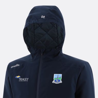 O'Neills Fermanagh GAA Men's Catalyst Hooded Padded Jacket Marine