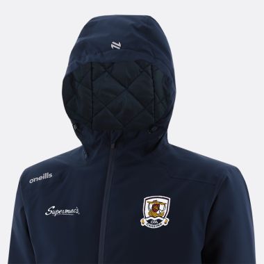 O'Neills Galway GAA Men's Catalyst Hooded Padded Jacket Marine