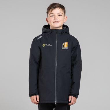 O'Neills Kilkenny GAA Kids' Catalyst Hooded Padded Jacket Black