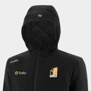 O'Neills Kilkenny GAA Men's Catalyst Hooded Padded Jacket Black