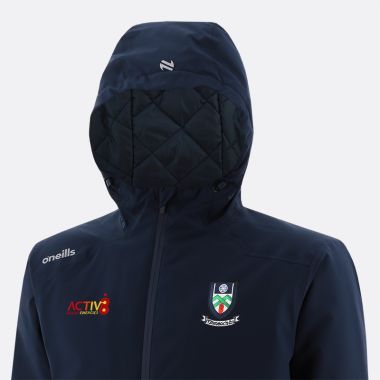 O'Neills Monaghan GAA Men's Catalyst Hooded Padded Jacket Marine