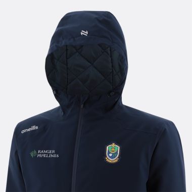 O'Neills Roscommon GAA Men's Catalyst Hooded Padded Jacket Marine