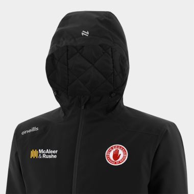 O'Neills Tyrone GAA Men's Catalyst Hooded Padded Jacket Black