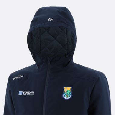 O'Neills Wicklow GAA Men's Catalyst Hooded Padded Jacket Marine