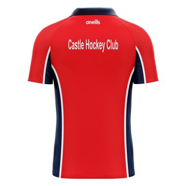 Castle Hockey Club Women&#039;s Fit Hockey Shirt (Red Bsecur)