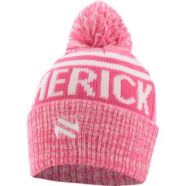 Limerick Bobble Hat Pink / White
