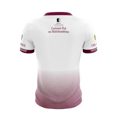 Civil Service GAA Jersey White / Maroon