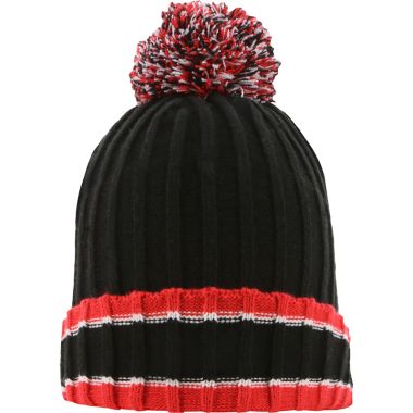 Tyrone GAA Kids&#039; Darcy Bobble Hat Black / Red / White