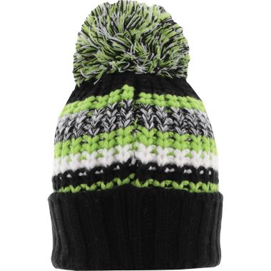 O&#039;Neills Drago Bobble Hat Black / Green / White