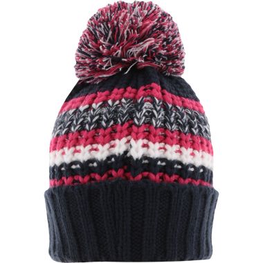 O&#039;Neills Drago Bobble Hat Marine / Pink / White