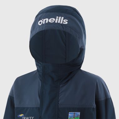 O&#039;Neills Fermanagh GAA Kids&#039; Drifter Half Zip Hooded Windbreaker Marine