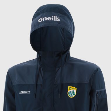 O&#039;Neills Kerry GAA Men&#039;s Drifter Half Zip Hooded Windbreaker Marine